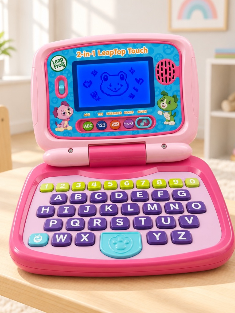 LeapFrog 2-in-1 LeapTop Touch Educational Laptop - Pink